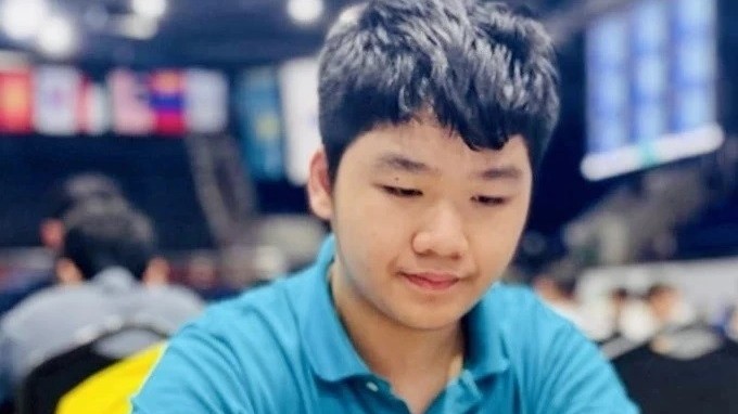 Kỳ thủ Đinh Nho Kiệt giành huy chương vàng giải vô địch cờ vua trẻ châu Á