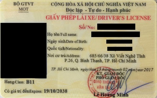 Quy định về giấy phép lái xe B11 Giấy phép lái xe B1 và B11 khác nhau thế nào?