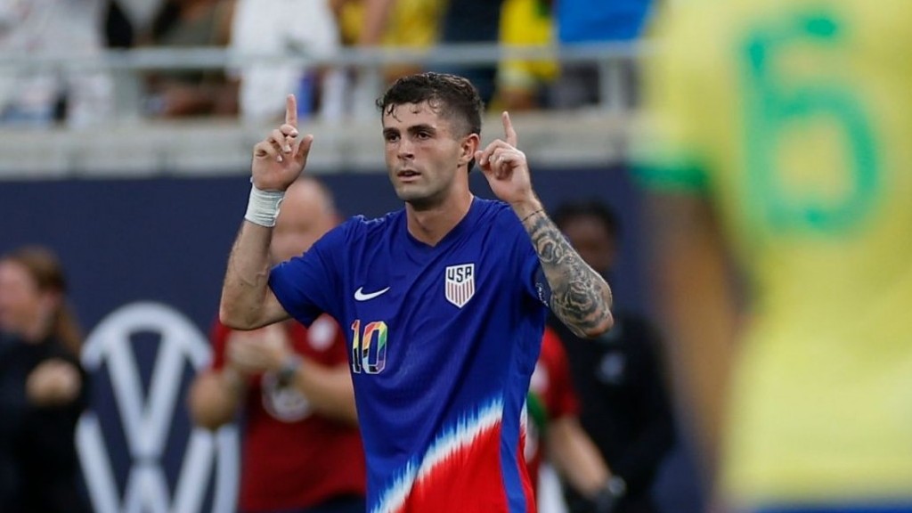 Christian Pulisic sút phạt tinh quái, tuyển Mỹ thoát thua Brazil