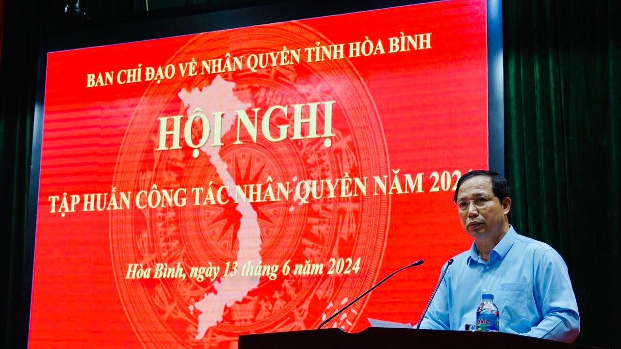 Hòa Bình tập huấn nâng cao hiệu quả công tác nhân quyền