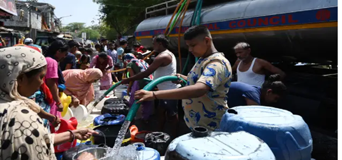 Delhi, Ấn Độ: Thiếu nước nghiêm trọng Delhi, Ấn Độ: Thiếu nước nghiêm trọng