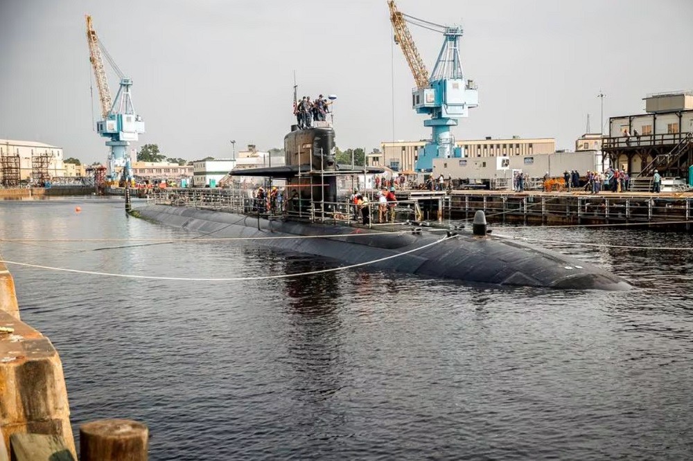 Tàu ngầm USS Helena. Ảnh: Hải quân Mỹ Tàu ngầm USS Helena. Ảnh: Hải quân Mỹ