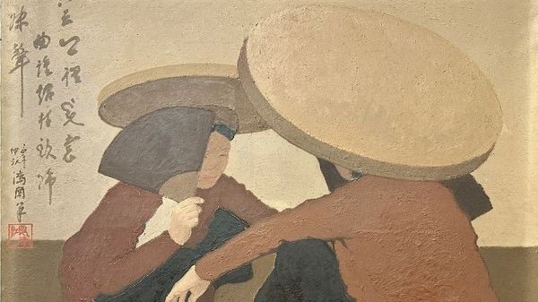 Bức tranh sơn dầu 'Người hát dân ca' có gì đặc biệt?