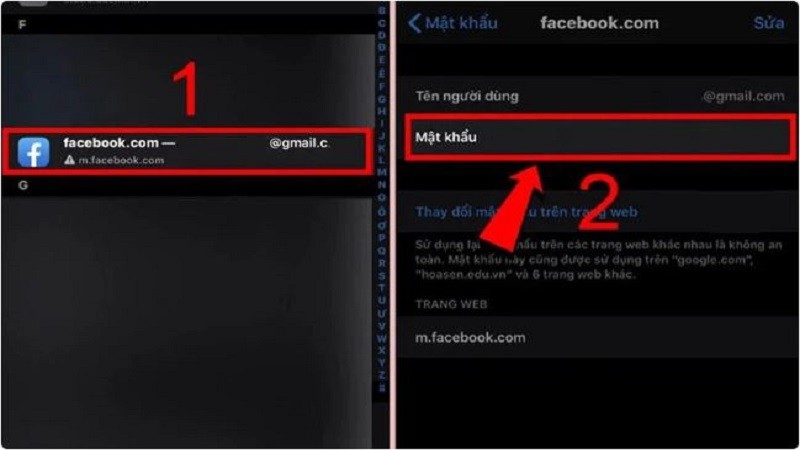 Bật mí cách xem mật khẩu Facebook trên iPhone siêu đơn giản