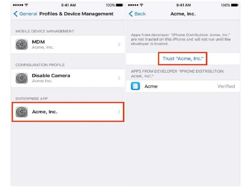 Cách kích hoạt tùy chọn tin cậy iPhone trên các ứng dụng siêu đơn giản Cách kích hoạt tùy chọn tin cậy iPhone trên các ứng dụng siêu đơn giản
