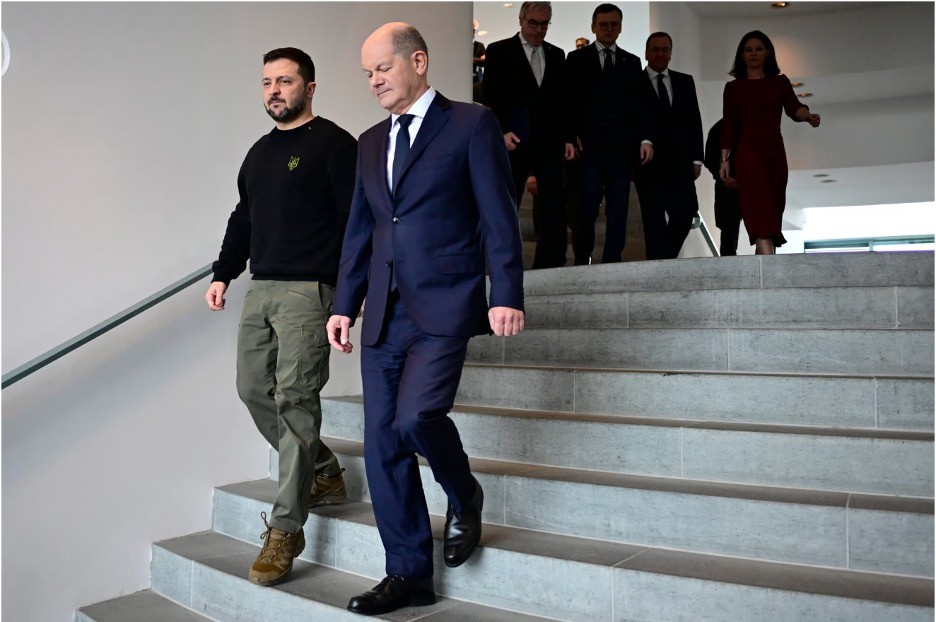 Scholz nói rằng Đức đang “làm công việc của mình”. | John MacDougall/AFP qua Getty Images