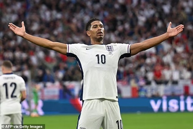 Jude Bellingham lập kỷ lục trong ngày ghi bàn cho đội tuyển Anh tại EURO 2024 Jude Bellingham lập kỷ lục trong ngày ghi bàn cho đội tuyển Anh tại EURO 2024