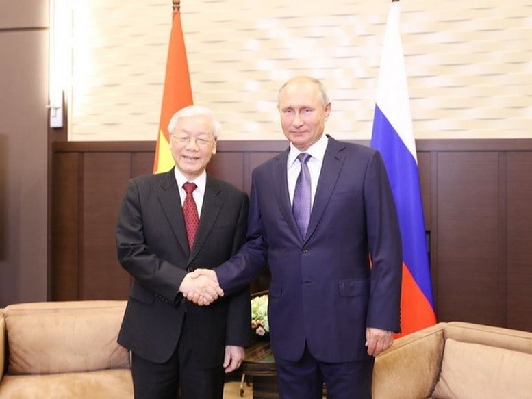 Tổng Bí thư Nguyễn Phú Trọng và Tổng thống Vladimir Putin. Tổng Bí thư Nguyễn Phú Trọng và Tổng thống Vladimir Putin.