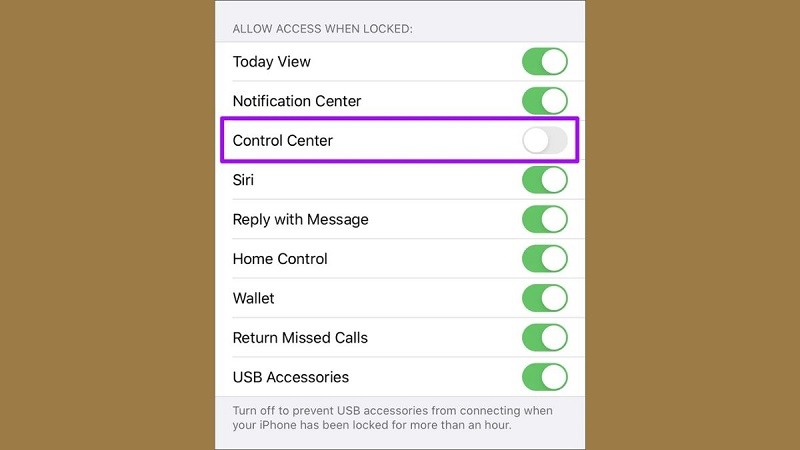 Cách tắt trung tâm điều khiển ở màn hình khóa iPhone đơn giản, nhanh nhất Cách tắt trung tâm điều khiển ở màn hình khóa iPhone đơn giản, nhanh nhất