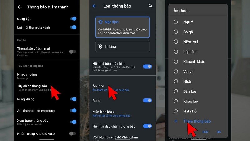 Đổi nhạc chuông Messenger trên điện thoại chỉ với vài thao tác đơn giản Đổi nhạc chuông Messenger trên điện thoại chỉ với vài thao tác đơn giản