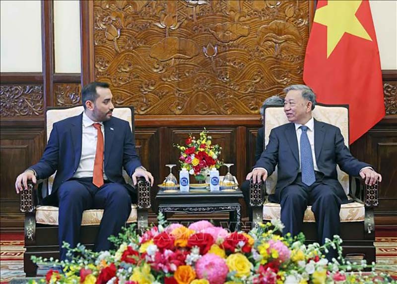 Chủ tịch nước Tô Lâm tiếp 4 Đại sứ trình Quốc thư Chủ tịch nước Tô Lâm tiếp 4 Đại sứ trình Quốc thư