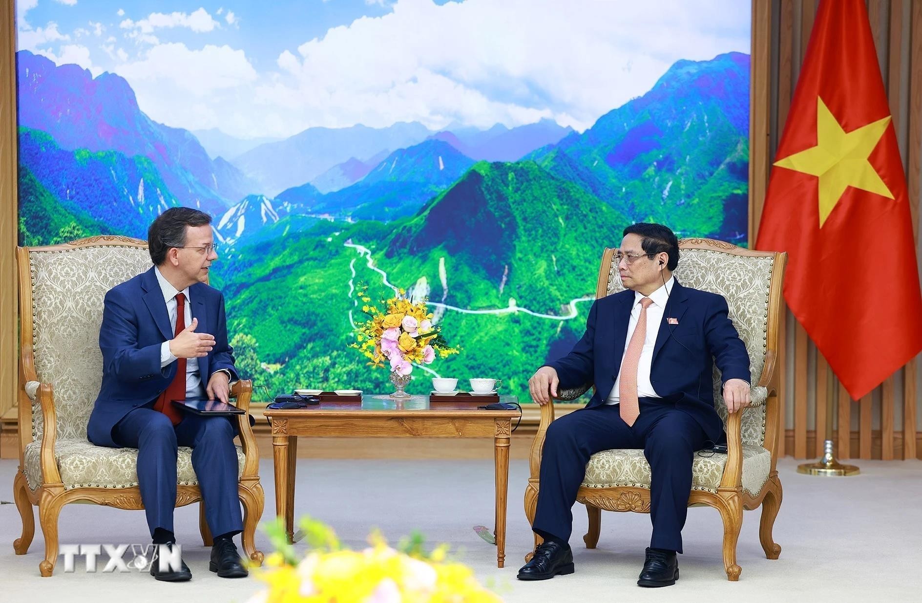 Thủ tướng Phạm Minh Chính tiếp đoàn công tác của Quỹ Tiền tệ quốc tế