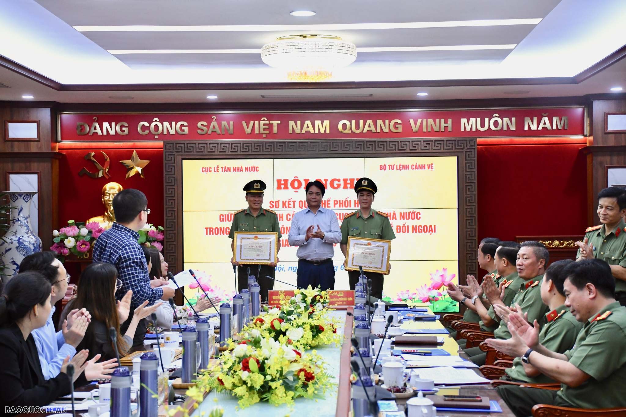 Tăng cường phối hợp công tác cảnh vệ và nghi lễ đối ngoại