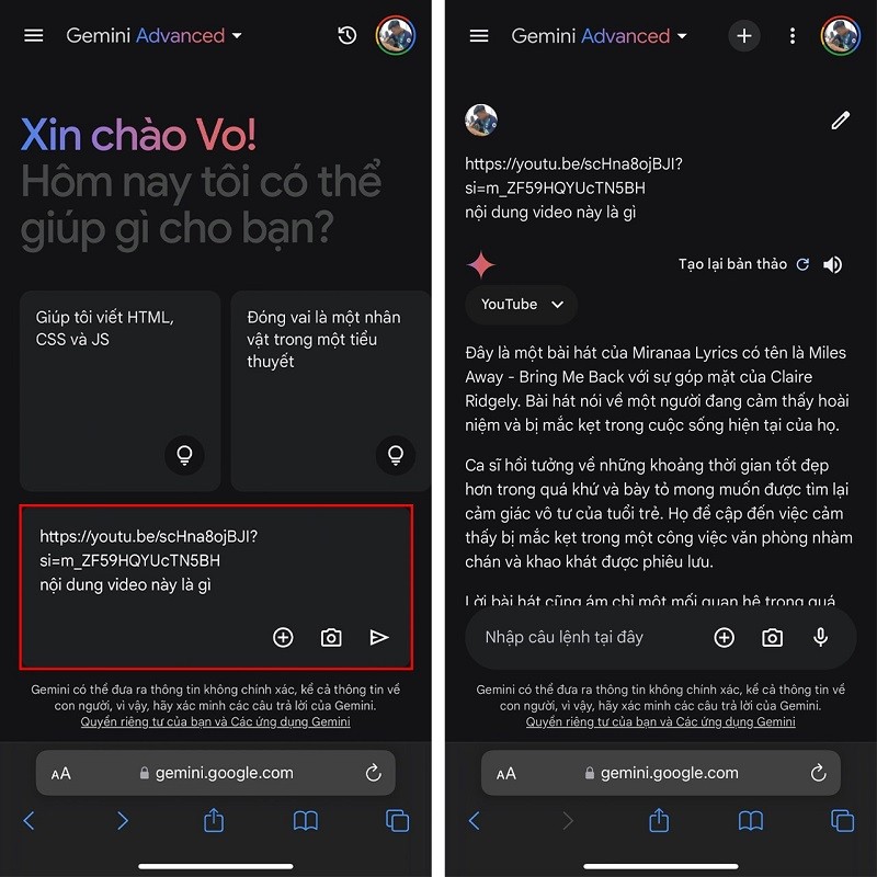 Tóm tắt nội dung video bằng Gemini Advanced giúp bạn tiết kiệm thời gian