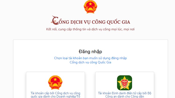 Tài khoản Cổng dịch vụ công quốc gia của cá nhân được sử dụng đến hết ngày 30/6/2024