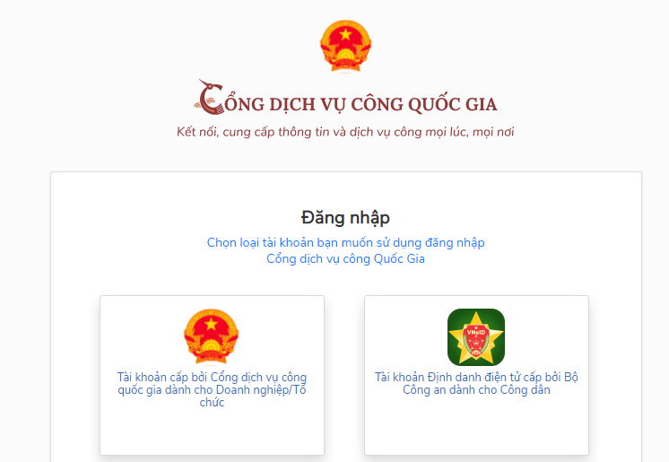 Tài khoản Cổng dịch vụ công quốc gia của cá nhân được sử dụng đến hết ngày 30/6/2024 Tài khoản Cổng dịch vụ công quốc gia của cá nhân được sử dụng đến hết ngày 30/6/2024