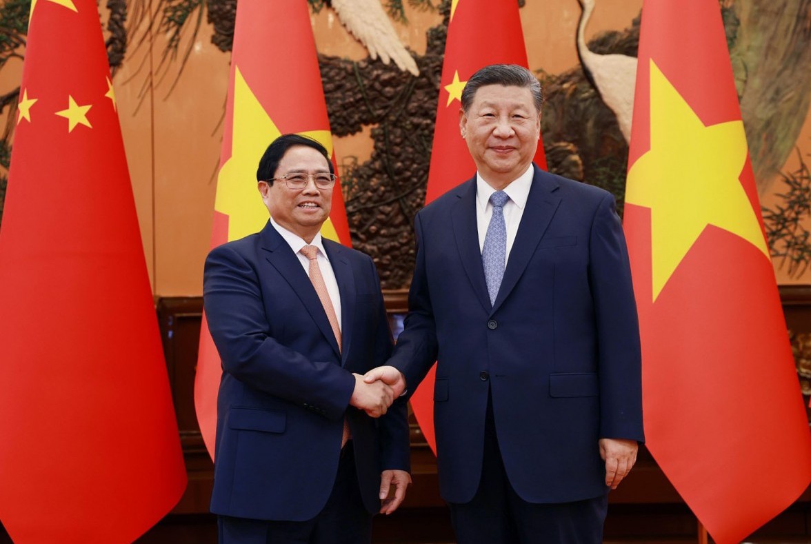 Thủ tướng Chính phủ Phạm Minh Chính hội kiến Tổng Bí thư, Chủ tịch Trung Quốc Tập Cận Bình