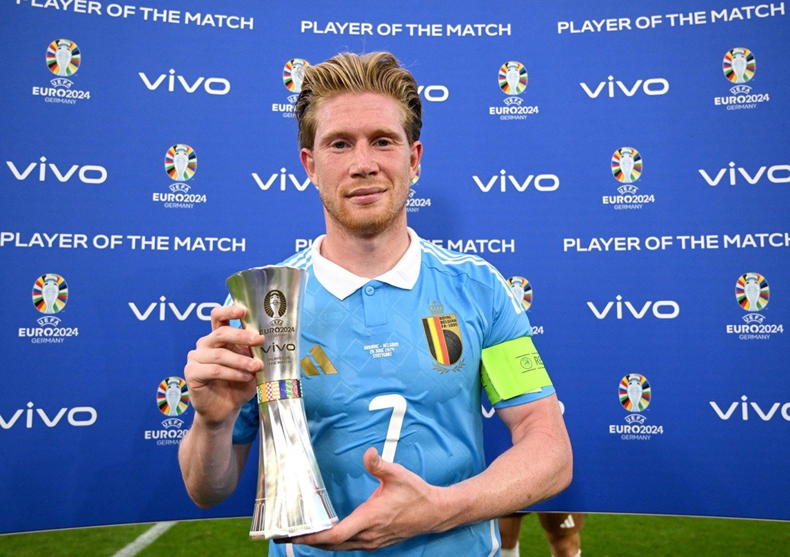 Kevin De Bruyne lần thứ 2 nhận giải Cầu thủ xuất sắc nhất, VĐV Bỉ phản đối Kevin De Bruyne lần thứ 2 nhận giải Cầu thủ xuất sắc nhất, VĐV Bỉ phản đối