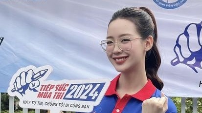 Hoa hậu Bảo Ngọc tiếp sức các sĩ tử kỳ thi tốt nghiệp THPT