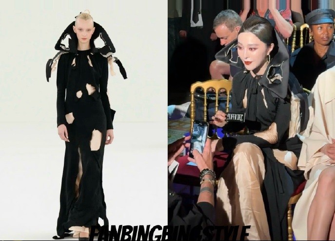 Dự Tuần lễ thời trang Paris 2024, Phạm Băng Băng được khen đẹp như đóa hoa hồng