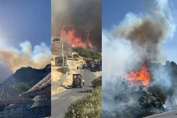 Cháy rừng bùng phát tàn phá di tích cổ ở phía Tây Thổ Nhĩ Kỳ