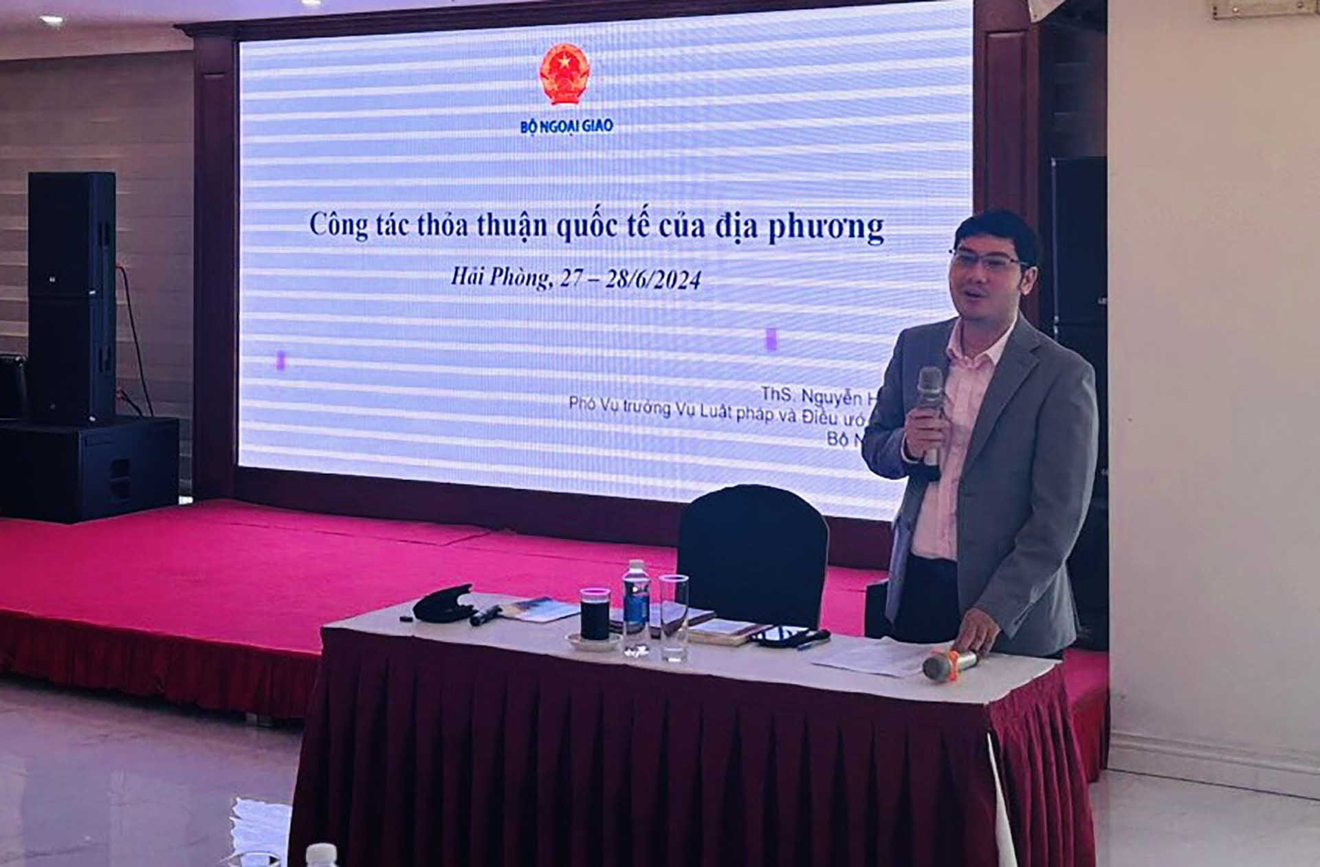 Học viện Ngoại giao tổ chức khóa bồi dưỡng dành cho công chức, viên chức của thành phố Hải Phòng