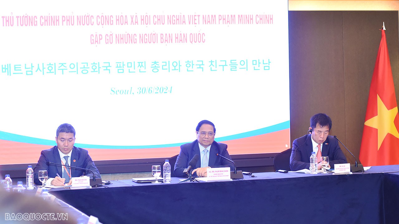 Thủ tướng Phạm Minh Chính gặp gỡ những người bạn Hàn Quốc Thủ tướng Phạm Minh Chính gặp gỡ những người bạn Hàn Quốc