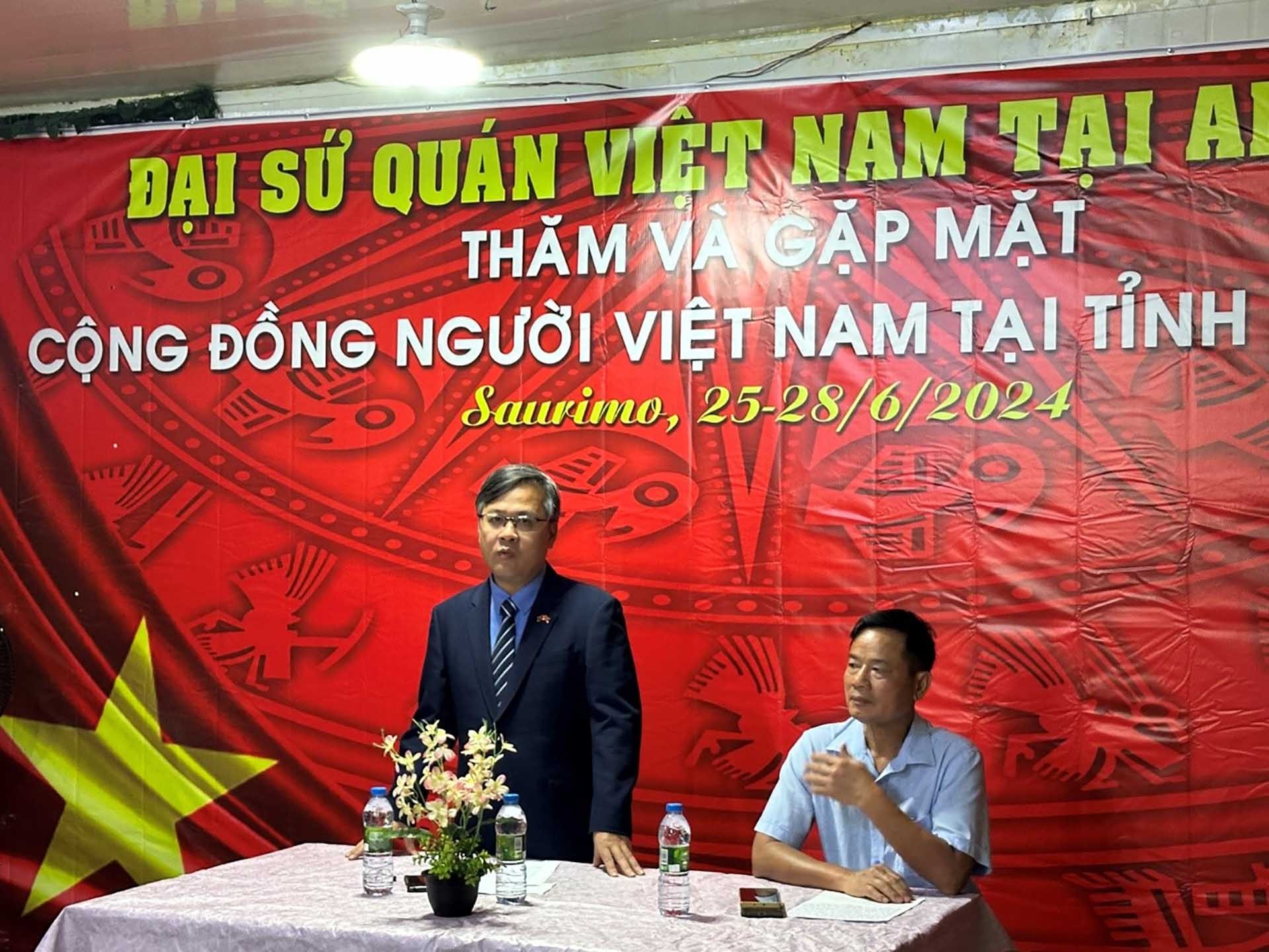 Đoàn công tác Đại sứ quán Việt Nam thăm và làm việc tại tỉnh Lunda-Sul, Angola