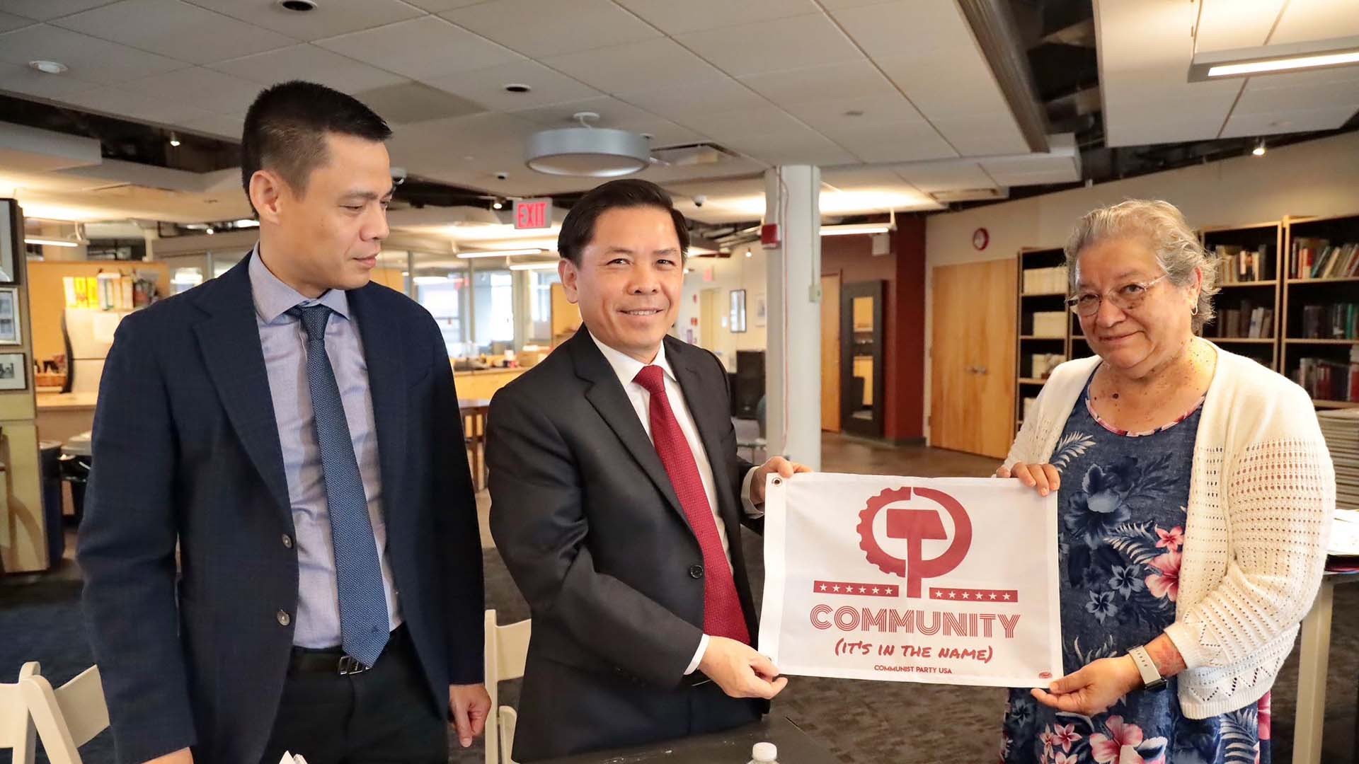 Đoàn đại biểu Đảng ủy Khối các cơ cơ quan trung ương thăm, làm việc với Đảng Cộng sản Mỹ Đoàn đại biểu Đảng ủy Khối các cơ cơ quan trung ương thăm, làm việc với Đảng Cộng sản Mỹ