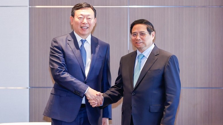 Thủ tướng Phạm Minh Chính tiếp Chủ tịch Tập đoàn Hyosung và Lotte