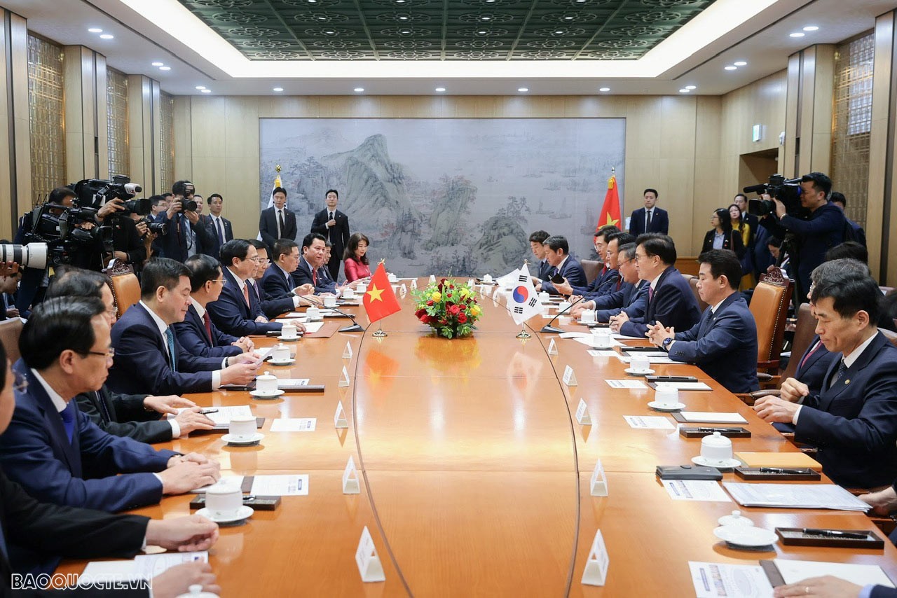 Thủ tướng Phạm Minh Chính hội kiến Chủ tịch Quốc hội Hàn Quốc Woo Won-sik Thủ tướng Phạm Minh Chính hội kiến Chủ tịch Quốc hội Hàn Quốc Woo Won-sik