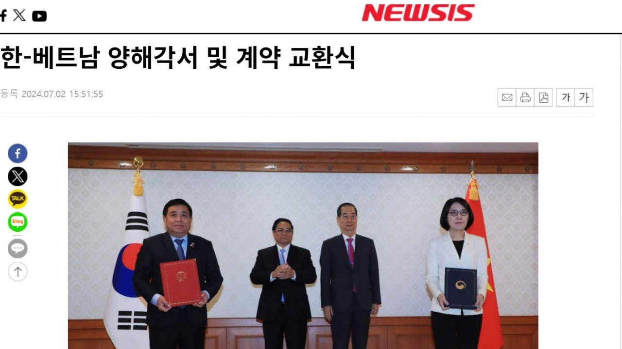 Báo chí Hàn Quốc đưa tin đậm nét về chuyến thăm của Thủ tướng Phạm Minh Chính, nhấn mạnh quyết tâm hợp tác kinh tế giữa hai nước