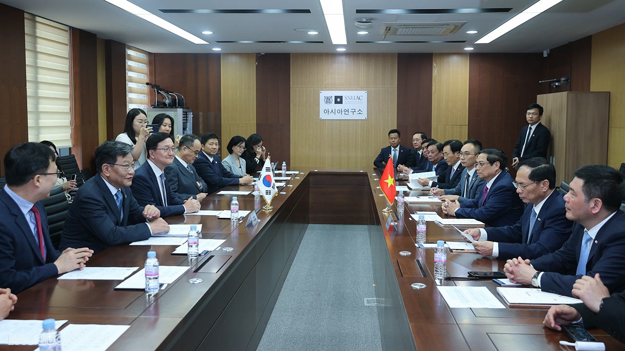 Thủ tướng Phạm Minh Chính gửi thông điệp quan trọng tại Đại học Quốc gia của Hàn Quốc Thủ tướng Phạm Minh Chính gửi thông điệp quan trọng tại Đại học Quốc gia của Hàn Quốc