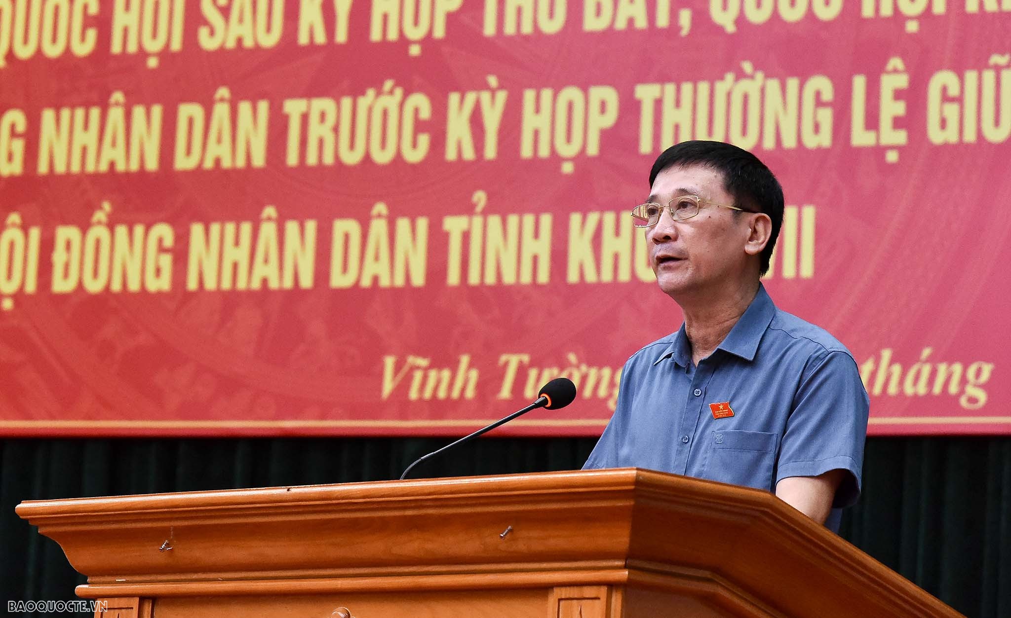 Bộ trưởng Ngoại giao Bùi Thanh sơn tiếp xúc cử tri tại huyện Vĩnh Tường, Vĩnh Phúc Bộ trưởng Ngoại giao Bùi Thanh Sơn tiếp xúc cử tri tại huyện Vĩnh Tường, Vĩnh Phúc