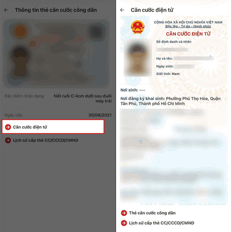 Hướng dẫn cách xem Căn cước điện tử trên VNeID nhanh chóng Hướng dẫn cách xem Căn cước điện tử trên VNeID nhanh chóng