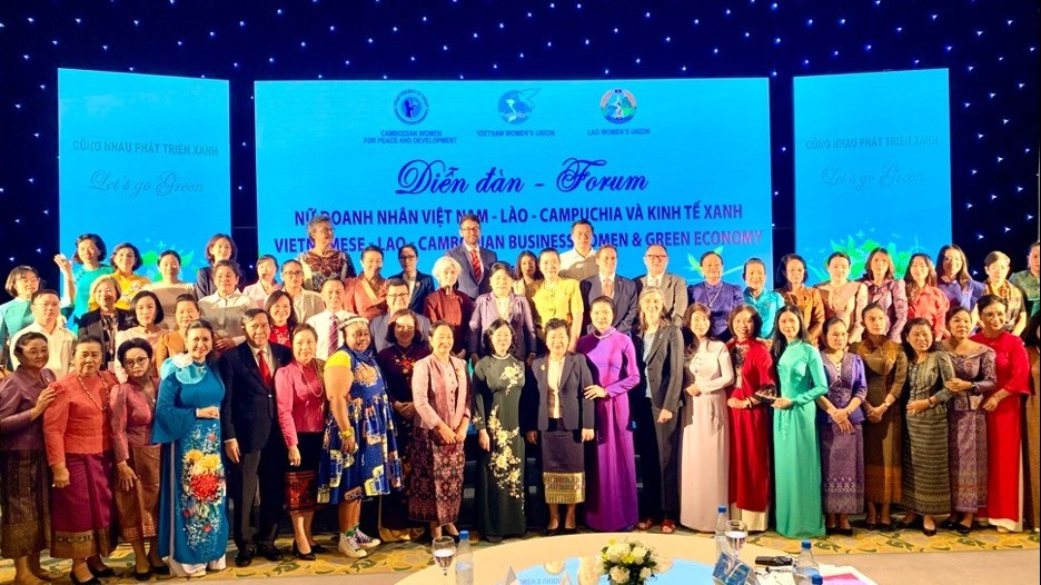 Nữ doanh nhân là lực lượng không thể tách rời trong chiến lược phát triển kinh tế xanh ở Việt Nam-Lào-Campuchia