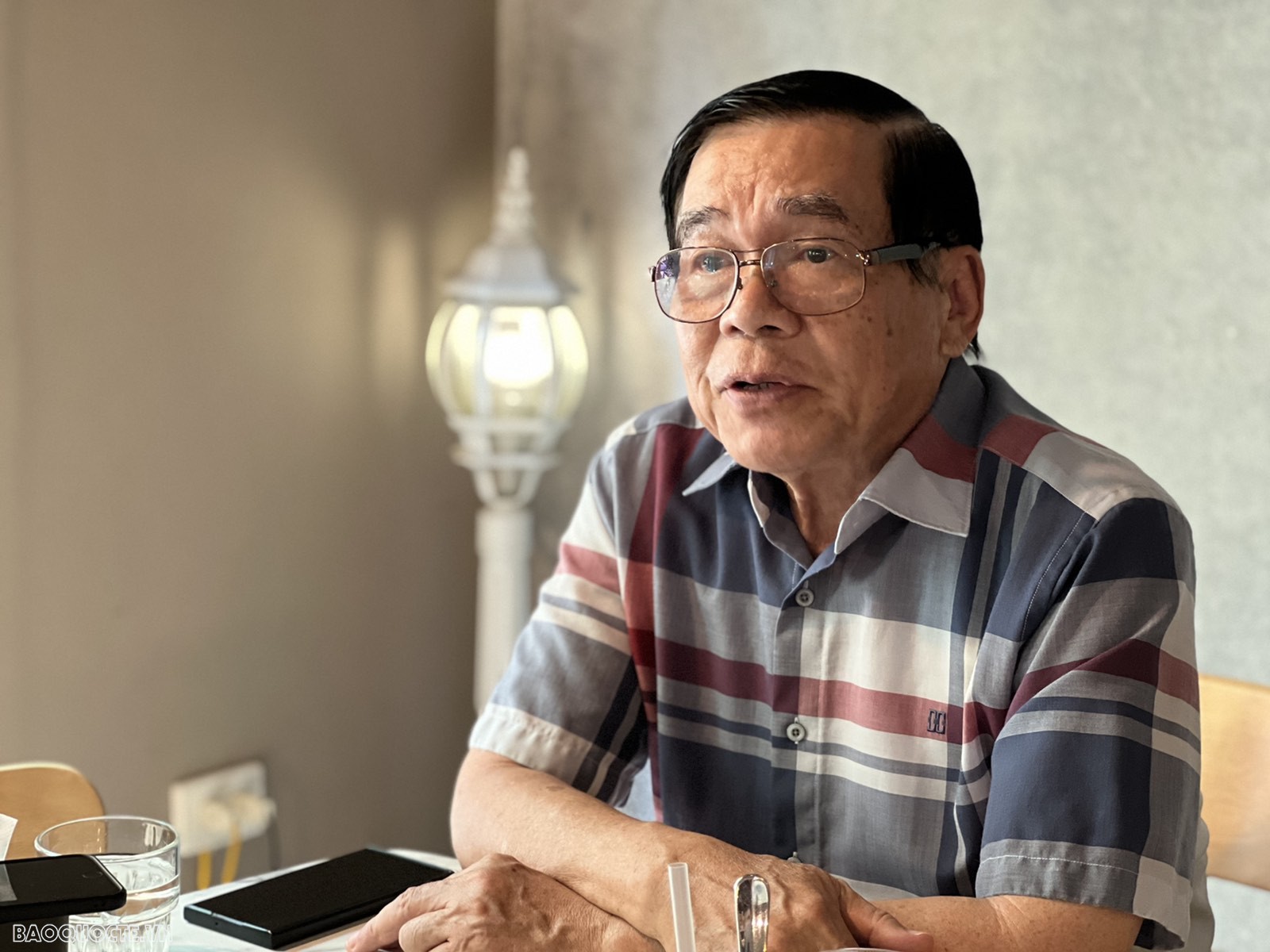 Nguyên Đại sứ Việt Nam tại Hàn Quốc Phạm Tiến Vân. (Ảnh: Thu Trang) Nguyên Đại sứ Việt Nam tại Hàn Quốc Phạm Tiến Vân. (Ảnh: Thu Trang)