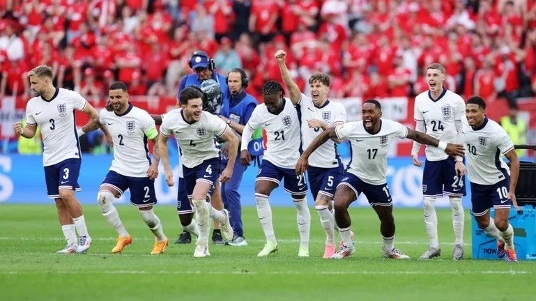 Tứ kết EURO 2024: Anh thắng kịch tính Thụy Sỹ sau loạt luân lưu may rủi
