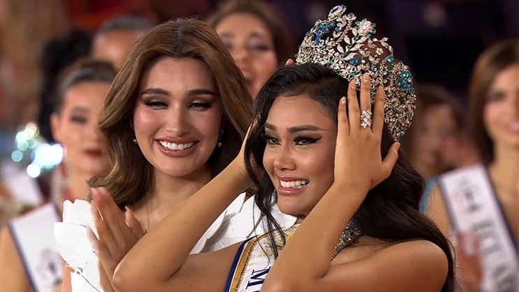 Hoa hậu Indonesia đăng quang Hoa hậu Siêu quốc gia 2024