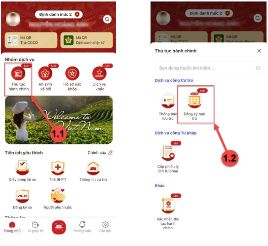Hướng dẫn đăng ký tạm trú trên VNeID Hướng dẫn chi tiết cách đăng ký tạm trú trên VNeID