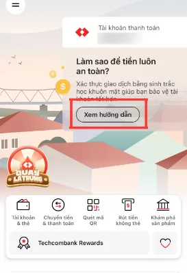 Hướng dẫn cách cập nhật sinh trắc học ngân hàng Techcombank Hướng dẫn cách cập nhật sinh trắc học ngân hàng Techcombank