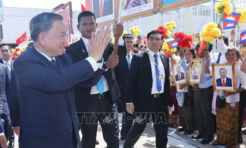 Quốc vương Campuchia chủ trì lễ đón chính thức Chủ tịch nước Tô Lâm Quốc vương Campuchia chủ trì lễ đón chính thức Chủ tịch nước Tô Lâm