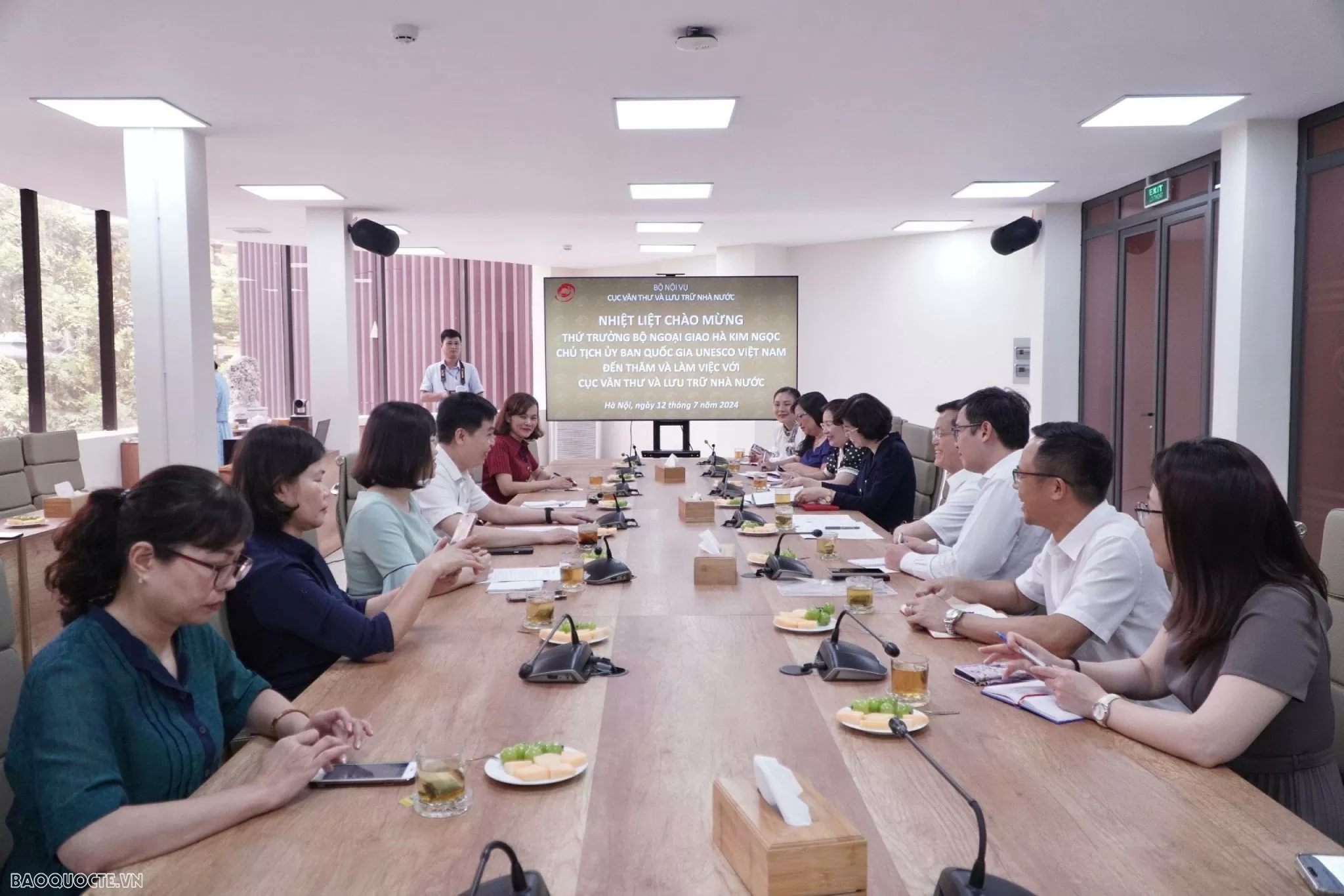 Tăng cường gắn kết công tác văn thư, lưu trữ với triển khai nhiệm vụ đối ngoại và ngoại giao văn hóa Tăng cường gắn kết công tác văn thư, lưu trữ với triển khai nhiệm vụ đối ngoại và ngoại giao văn hóa