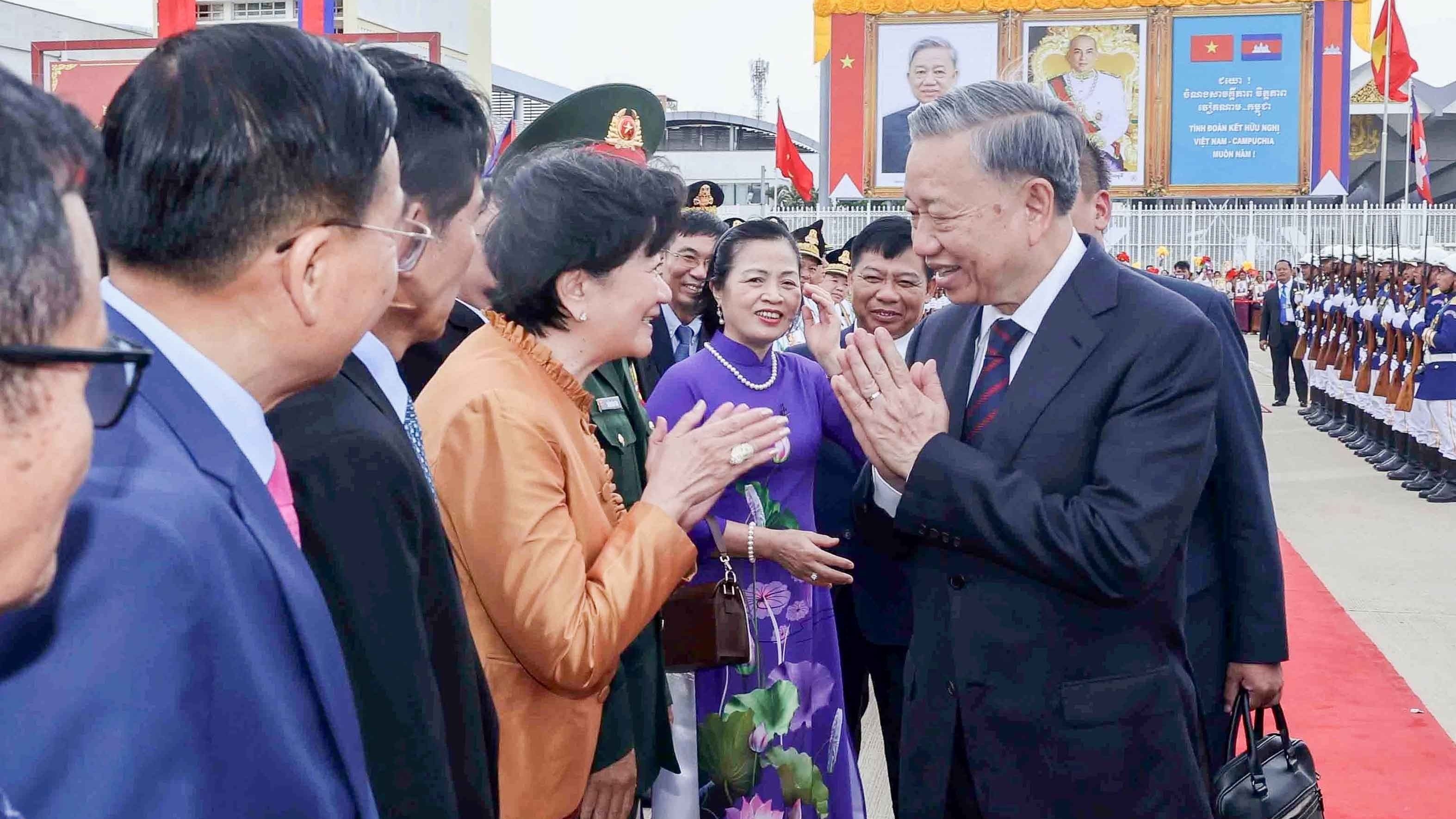 Chủ tịch nước Tô Lâm kết thúc tốt đẹp chuyến thăm cấp Nhà nước tới Vương quốc Campuchia