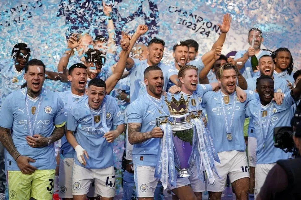 Man City giữ vững thương hiệu số 1 Ngoại hạng Anh Man City giữ vững thương hiệu số 1 Ngoại hạng Anh