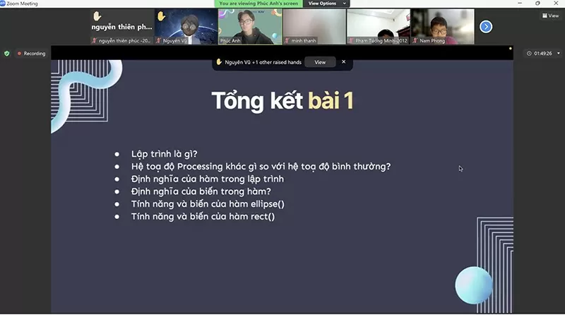Lớp học mở Lập trình được giảng dạy bởi Phúc Anh Lớp học mở Lập trình được giảng dạy bởi Phúc Anh