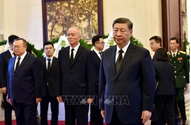 Tổng Bí thư, Chủ tịch Trung Quốc Tập Cận Bình viếng Tổng Bí thư Nguyễn Phú Trọng Tổng Bí thư, Chủ tịch Trung Quốc Tập Cận Bình viếng Tổng Bí thư Nguyễn Phú Trọng