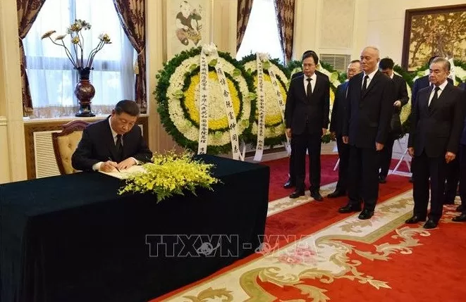 Tổng Bí thư, Chủ tịch Trung Quốc Tập Cận Bình viếng Tổng Bí thư Nguyễn Phú Trọng Tổng Bí thư, Chủ tịch Trung Quốc Tập Cận Bình viếng Tổng Bí thư Nguyễn Phú Trọng