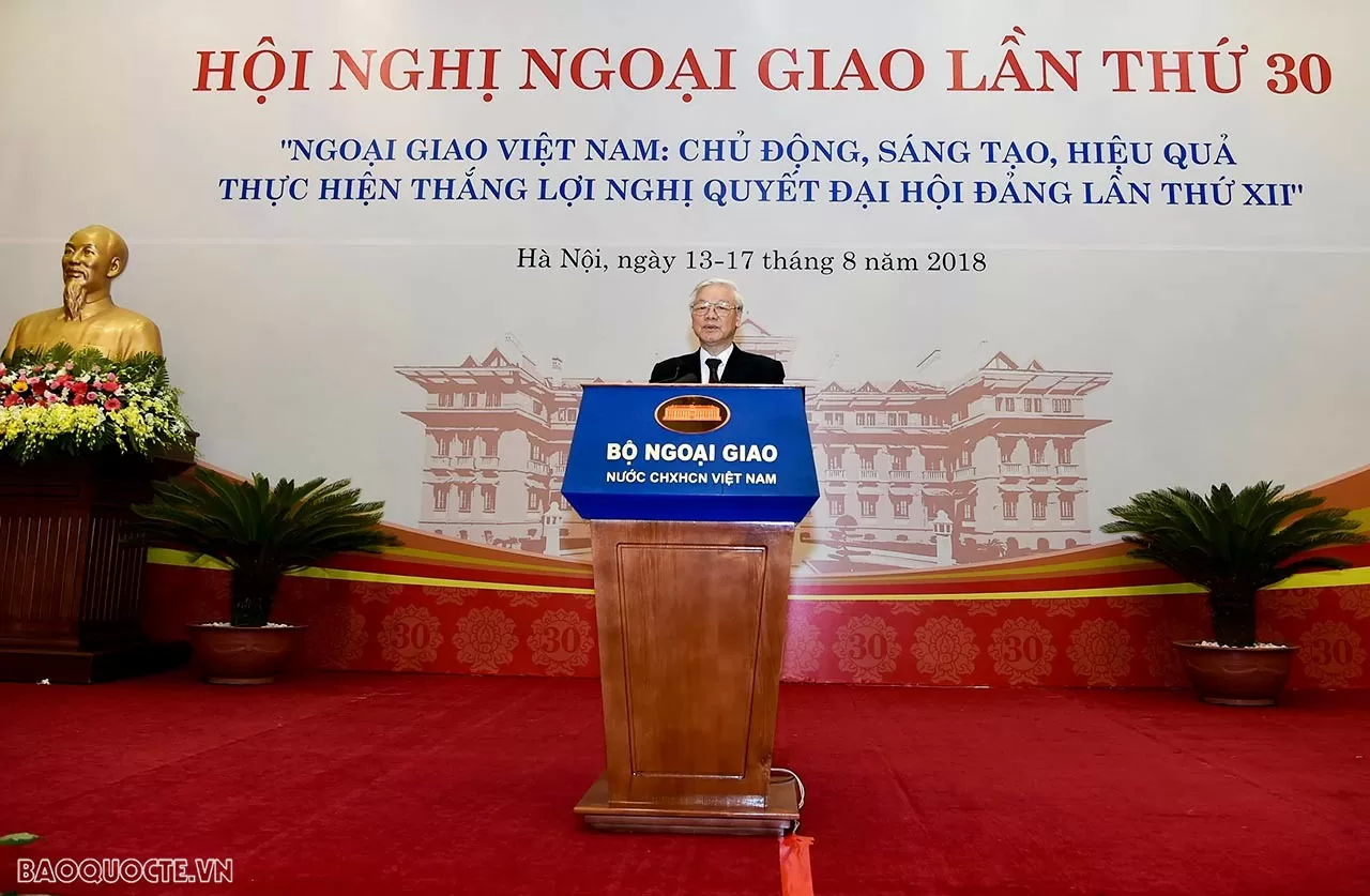Những hình ảnh của Tổng Bí thư Nguyễn Phú Trọng tại các kỳ Hội nghị Ngoại giao Những hình ảnh của Tổng Bí thư Nguyễn Phú Trọng tại các kỳ Hội nghị Ngoại giao