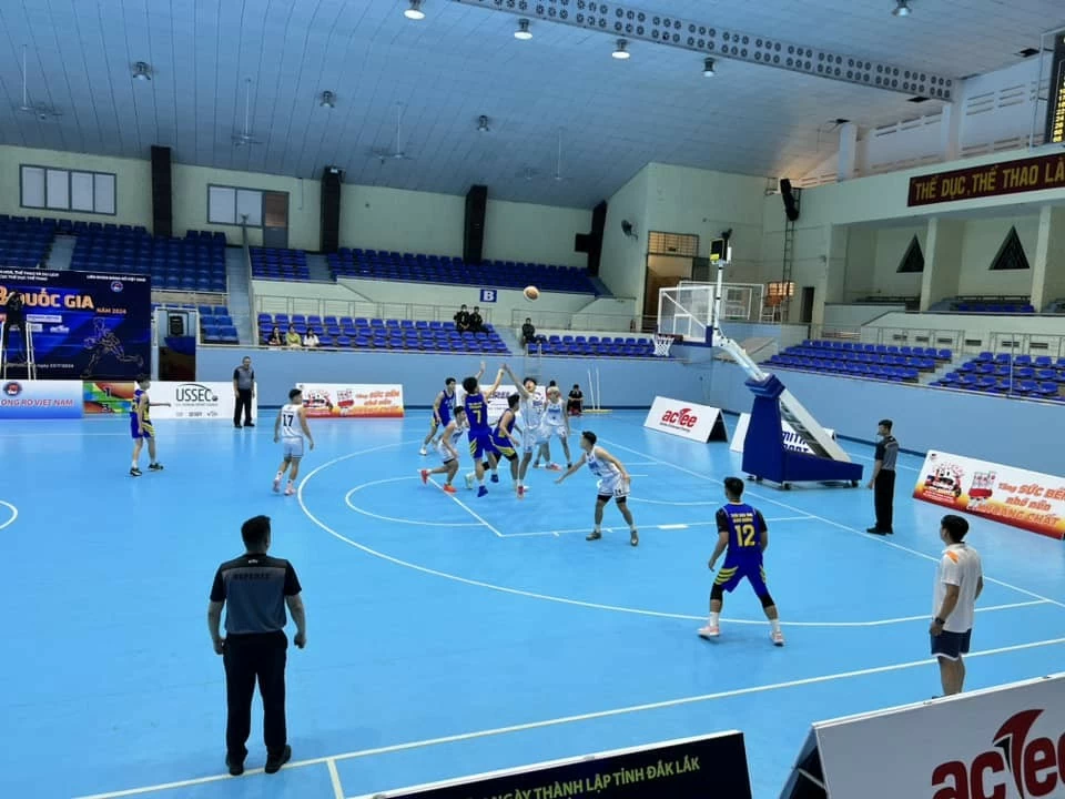 Các VĐV thi đấu nội dung Bóng rổ Nam Các VĐV thi đấu nội dung Bóng rổ Nam